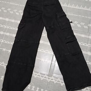 Men's Classic Black Cargo Pants